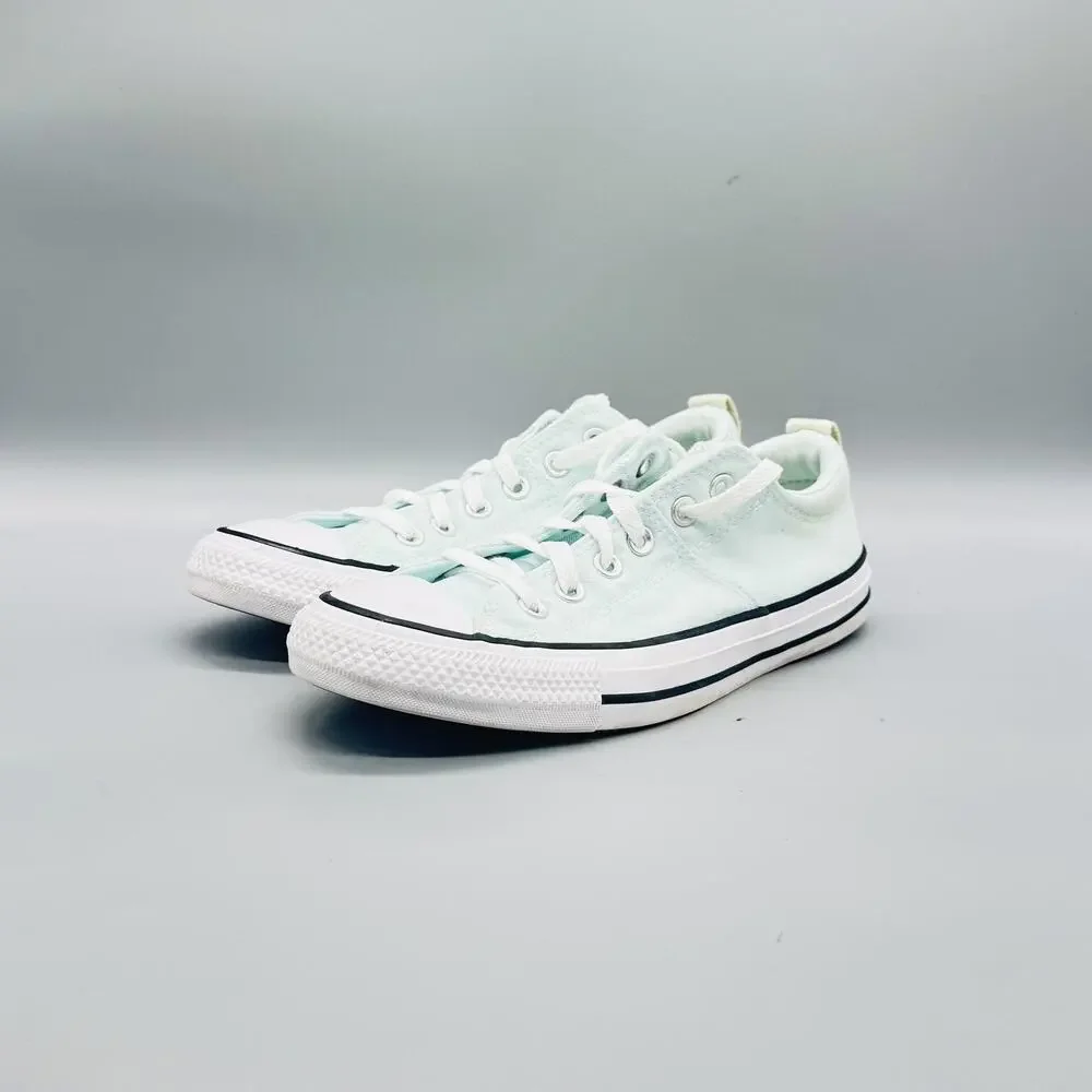 Converse Shoes Womens 9 Green Canvas Chuck Taylor All Star 2 Low Top Sneakers